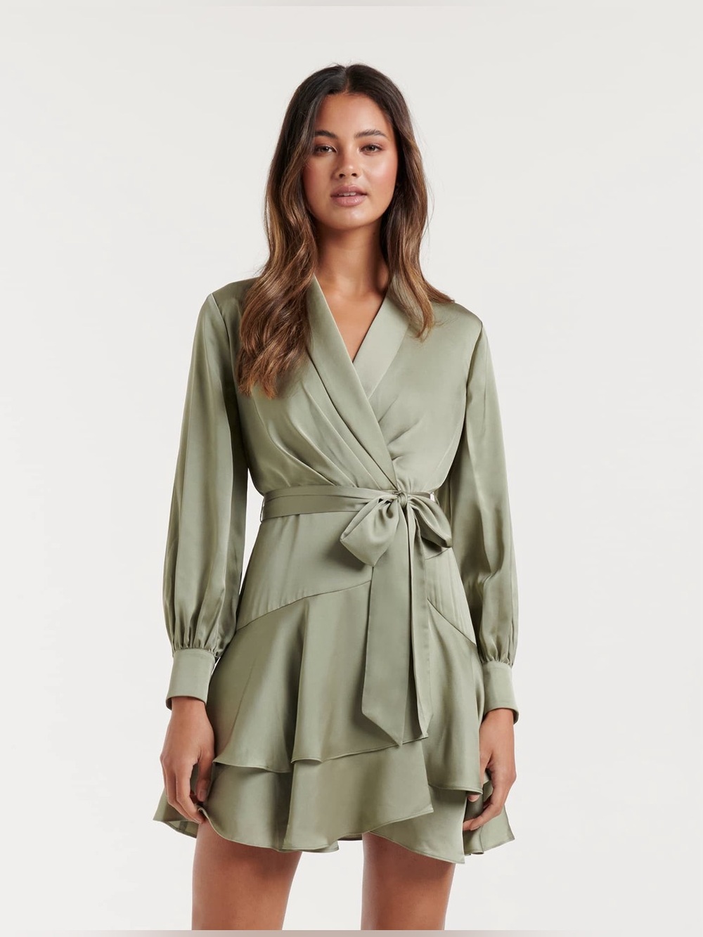 Ever New Mikayla Satin Mini Dress